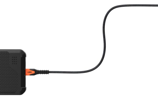 UAG USB-C Lightning Kabel 1.5M bis zu 60W, Black/Orange