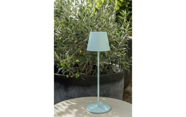 STT Tischleuchte Motion Lamp USB Luna 23LED ww, D12xH38cm, iceblue