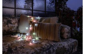 STT Solar Lichterkette Motion Light multi 33LED multicolor, 5m + Panel