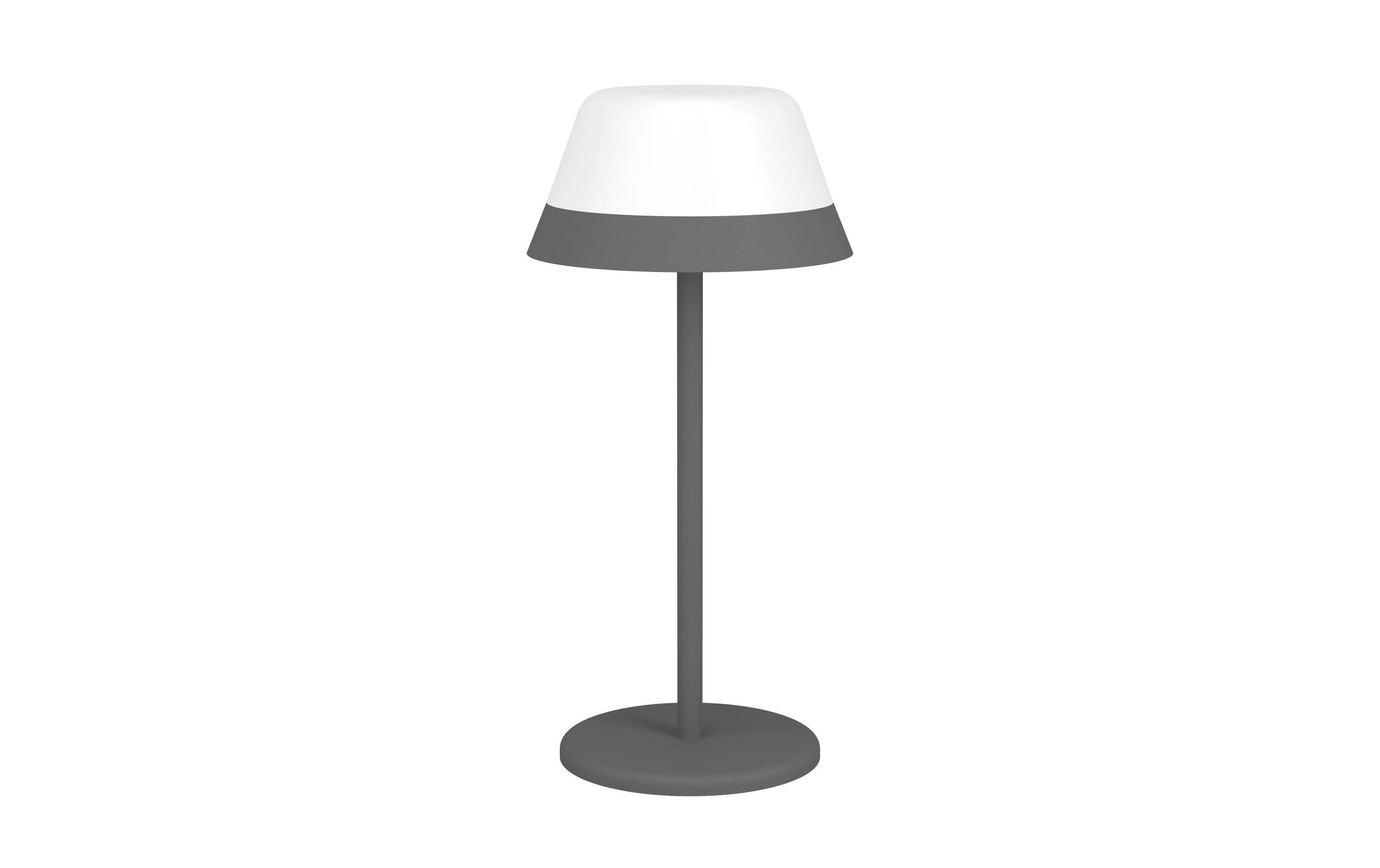 1670725 - Mediatech EGLO LED Tischleuchte MEGGIANO grau LED 1x1,5W RGB+WW Touchdimmer