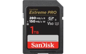 SANDISK SDXC Card Extreme PRO UHS-II 1TB lesen 280MB/sec, schreiben 150MB/s
