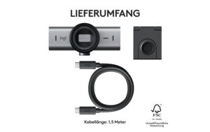 Logitech Webcam MX Brio graphite 