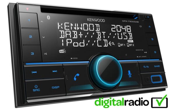 KENWOOD Autoradio DPX-7300DAB inkl. DAB-Antenne