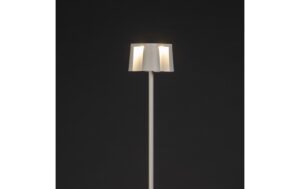 Konstsmide USB-Stehleuchte Nice Weiss LED ww 2700/3000K, Akku, Dimmbar / IP54