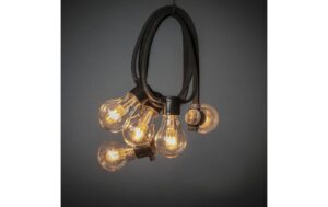 Konstsmide SOLAR-Lichterkette klar 10x LED bernsteinfarbe, inkl. Fernbedienung