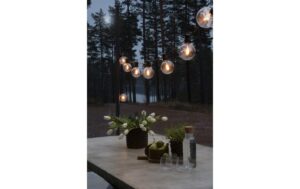 Konstsmide Lichterkette Basis-Set klar 10x LED bernstein, inkl. Netzstecker IP55