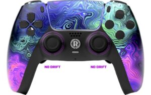1672676_2 - Mediatech RG Rocket Force X Damaskus Purple No Drift 5 Swap Paddles, Diggital Trigger, No Drift