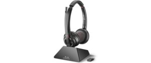 Poly Savi 8220 DECT Duo, UC, D400 USB-A/C, Ba Headset with Base