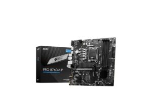 MSI PRO B760M-P, LGA1700, mATX Intel B760, 4x DDR5, PCI-E 4.0, HDMI, DP, VGA