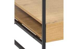 1675812_3 - Mediatech AC Design Couchtisch Randolf Stahl/Melamin/Glas, 80x80x40 cm
