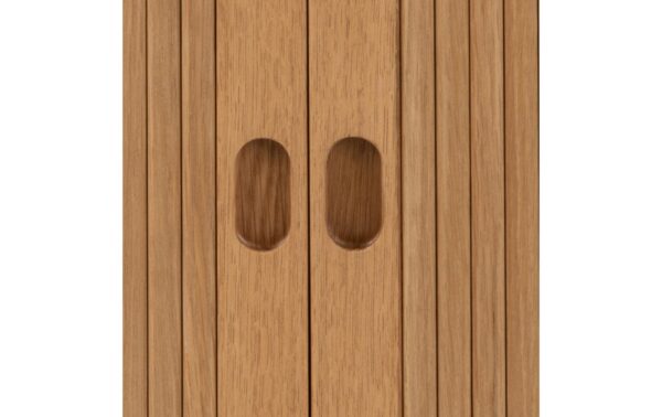 AC Design Beistelltisch Langley Eiche, 45x30x60 cm, Braun