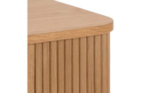 AC Design Beistelltisch Langley Eiche, 45x30x60 cm, Braun