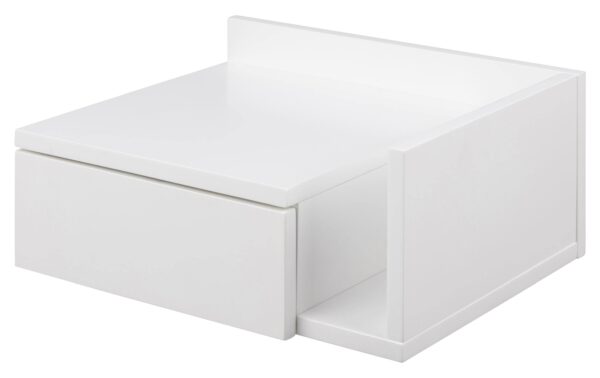 AC Design Beistelltisch Ashlan MDF, 40x32x16,5 cm, Weiss