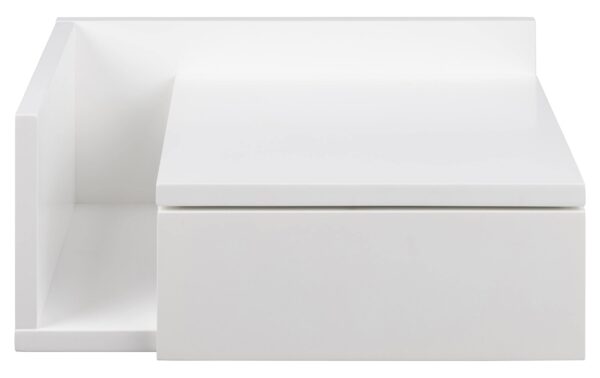 AC Design Beistelltisch Ashlan MDF, 40x32x16,5 cm, Weiss