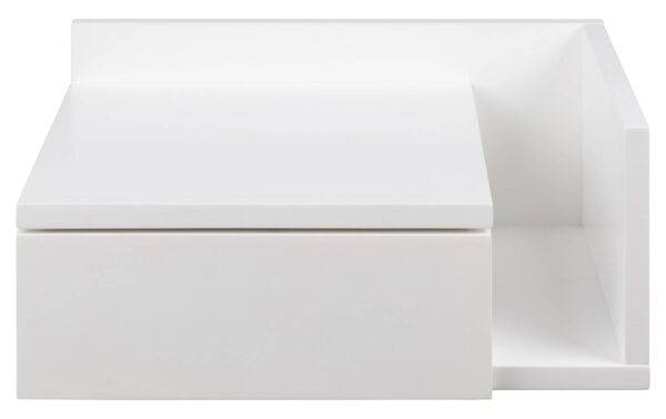 AC Design Beistelltisch Ashlan MDF, 40x32x16,5 cm, Weiss