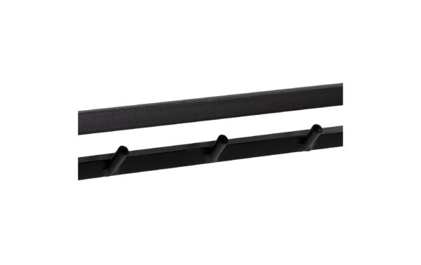 AC Design Garderobenleiste Seaford MDF/Stahl, 70x28x22 cm, Schwarz