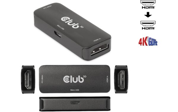 Club 3D, Repeater B/B HDMI Aktiver 4K60Hz