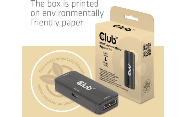 Club 3D, Repeater B/B HDMI Aktiver 4K60Hz