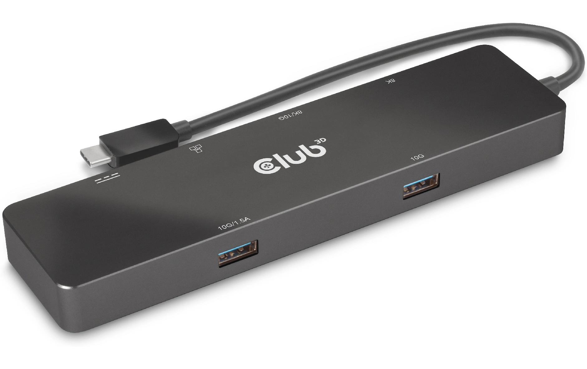 1676269_1 - Mediatech Club 3D, Universal Dockingstation 6-in-1 USB3.2 Gen2 Typ-C
