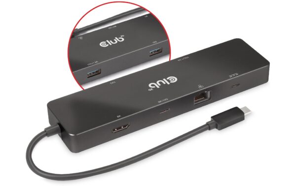 1676269_5 - Mediatech Club 3D, Universal Dockingstation 6-in-1 USB3.2 Gen2 Typ-C