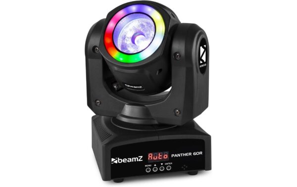 BeamZ Panther 60R Moving Head, LED, Spot, LED-Ring