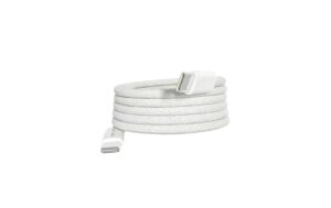 4smarts Magnetisches USB-Kabel RollUp USB-C-C, Weiss, 1.5m