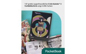 PocketBook InkPad Color 3 Stormy Sea 7.8, E-Ink Kaleido 3 Display, Linux 4.9.56