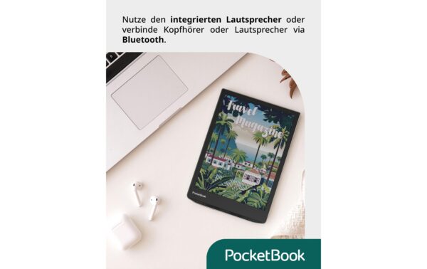 PocketBook InkPad Color 3 Stormy Sea 7.8, E-Ink Kaleido 3 Display, Linux 4.9.56