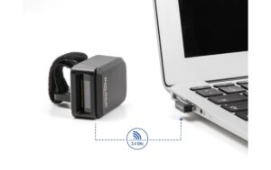 1679385_6 - Mediatech Delock 90610 Ringbarcode Scanner 1D + 2D, Bluetooth ink. Ladestation