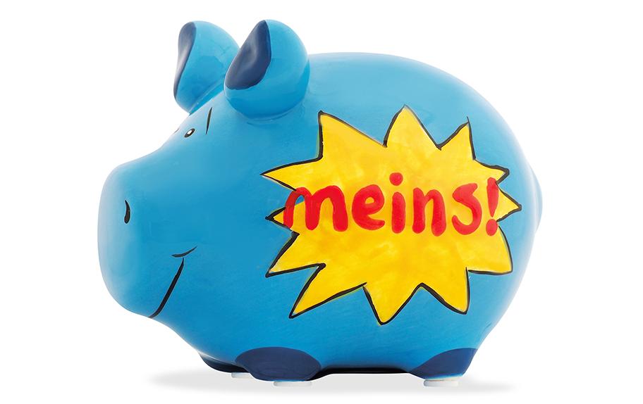 1680346 - Mediatech G. Wurm Sparschwein meins! 12.5x9x9cm kaufen | Mediatech.ch