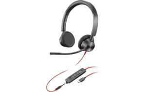 Poly Blackwire 3325 Stereo, UC, 3.5mm+USB-C/A