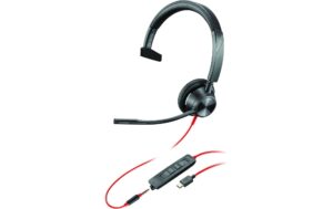Poly Blackwire 3315 Mono, MS, 3.5mm+USB-C/A