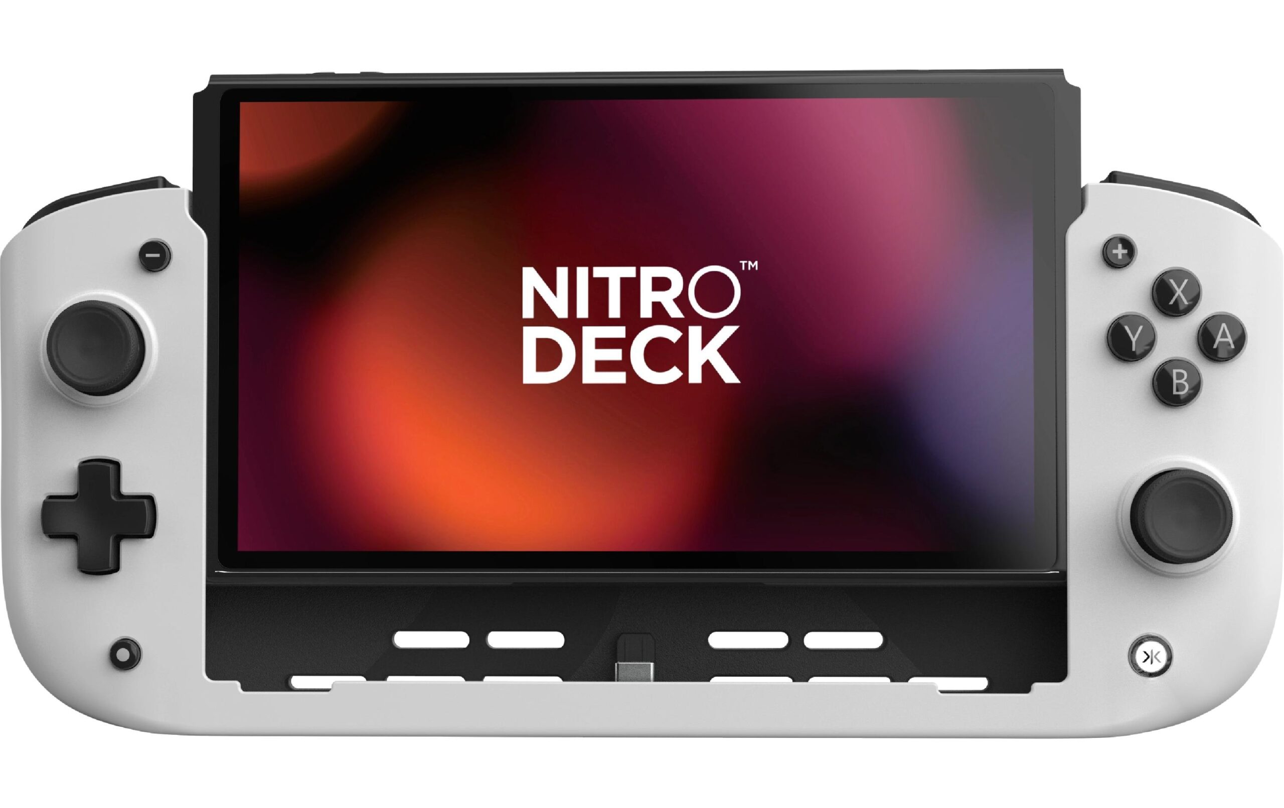 1681277 - Mediatech Nitro Deck for Switch & OLED Switch - White Kein Stick-Drift