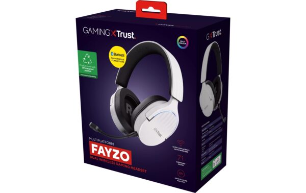 Trust GXT 491W FAYZO Gaming Headset weiss 