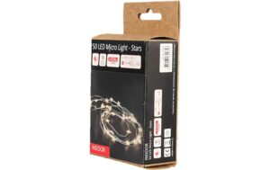 Dameco LED Micro Lichterkette Sternen 110cm 50 LED ww, inkl. Timer 6/18h, exkl. 3xAA kaufen Schweiz | Mediatech.ch