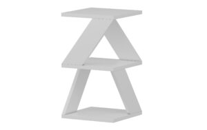 Woody Fashion Regal Albeni Weiss Span melaminbeschichtet, 30x50x30cm