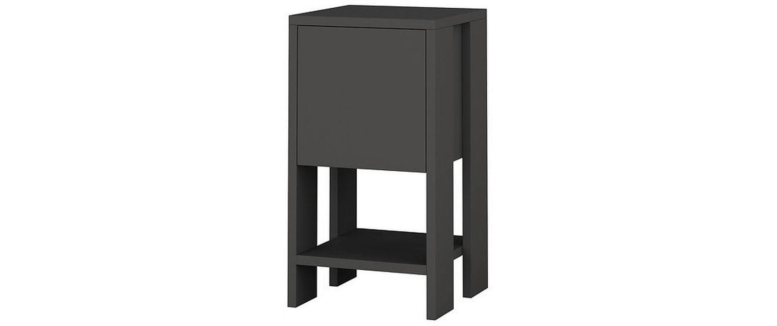 1683286 - Mediatech Woody Fashion Beistelltisch Ema Anthrazit Span melaminbeschichtet, 30x55x30cm kaufen Schweiz | Mediatech.ch
