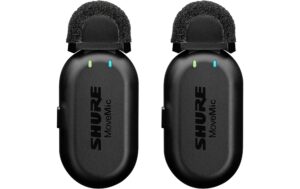 Shure MoveMic Two Zwei Lavaliers zu Mobiltelefon, Ladecase kaufen Schweiz | Mediatech.ch