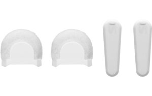 Shure 2x Windschutz, 2 Clipabdeckung weiss