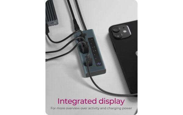 1685132_6 - Mediatech ICY BOX IB-HUB1457-C31, 7x USB3 Hub, Type-C Integriertes USB-C Kabel - Länge 60 cm