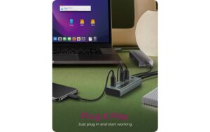 1685132_7 - Mediatech ICY BOX IB-HUB1457-C31, 7x USB3 Hub, Type-C Integriertes USB-C Kabel - Länge 60 cm