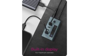 1685133_7 - Mediatech ICY BOX IB-HUB1454-C31, 4x USB3 Hub, 2C/2A Integriertes USB-C Kabel - Länge 60 cm