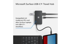 Microsoft USB-C Travel Hub USB, VGA, HDMI, LAN