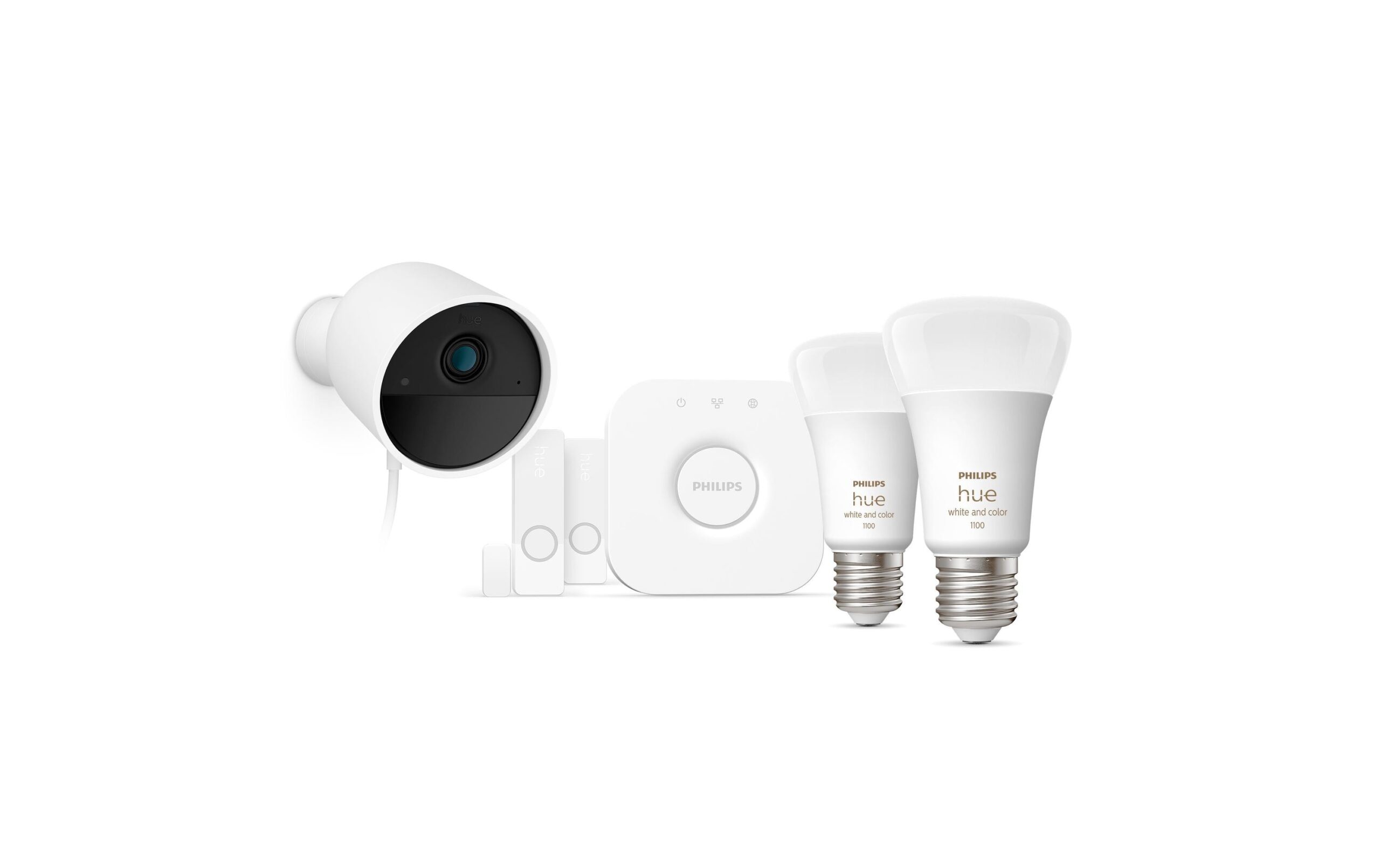 1689052 - Mediatech Philips Hue Secure Kamera Bundle Cam, Bridge, 2xLM, 2xSensor kaufen Schweiz | Mediatech.ch