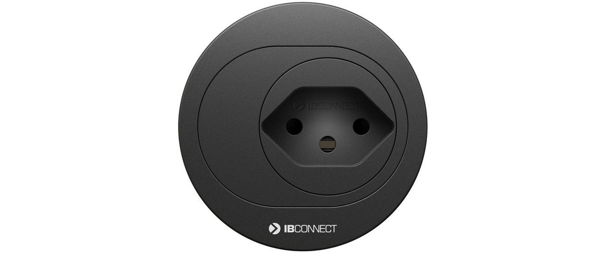 1692636 - Mediatech max connect maxCONNECT ATOM Steckdoseneinheit schwarz 1x Typ 13 kaufen | Mediatech.ch