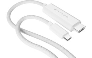 Hyper 4K USB-C to HDMI Kabel, weiss 2.5m 