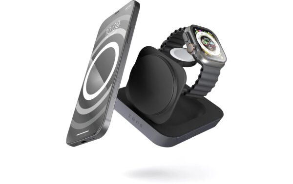 Zens Nightstand Pro 2 QI2 inkl. Charger 2in1 15W, 5W Watch
