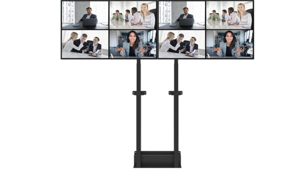 1695675_3 - Mediatech Neomounts ADM-875BL2 Doppelbildschirm-Adapter, schwarz
