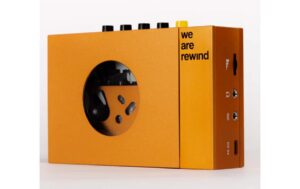 1696139_1 - Mediatech we are rewind, BT Cassette Player, orange Portable BT Cassetten Player, orange