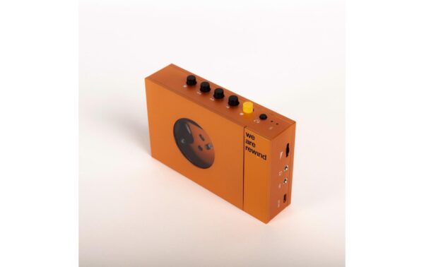 1696139_2 - Mediatech we are rewind, BT Cassette Player, orange Portable BT Cassetten Player, orange